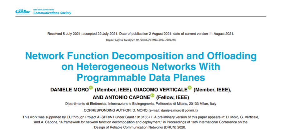 Network Function Decomposition and Offloading on Heterogeneous Networks With Programmable Data Planes