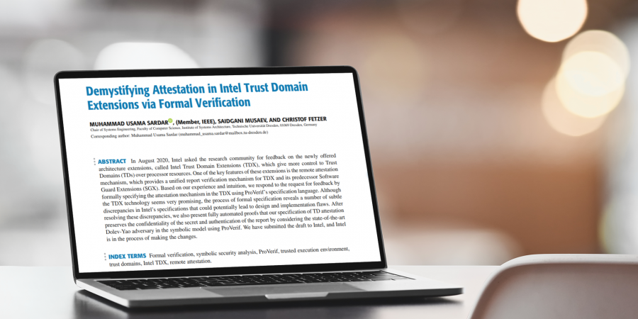 Demystifying Attestation in Intel Trust Domain Extensions via Formal Verification