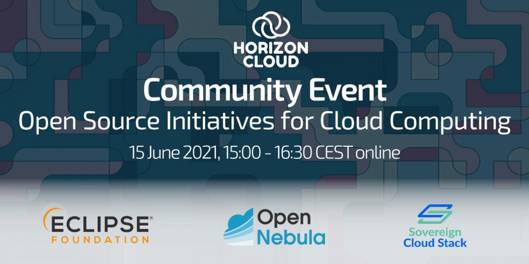 HORIZON CLOUD Open Source Cloud Initiatives Community Event